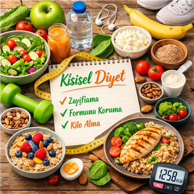 Sağlıklı Yaşam İçin Kişisel Diyet — Zayıflama, Formunu Koruma ve Kilo Alma